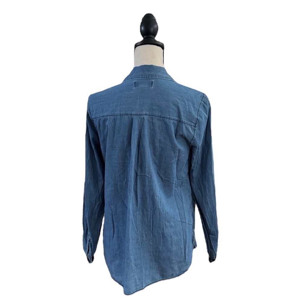 Button Down Denim Top - Picture 2 of 2